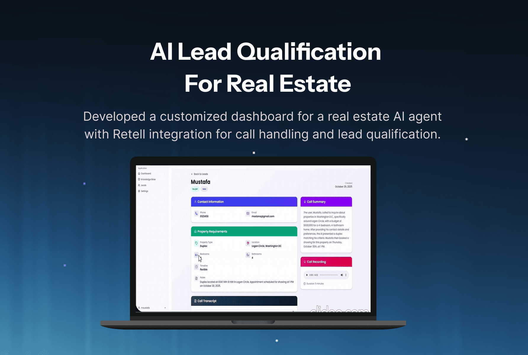 Real Estate Voice Agent